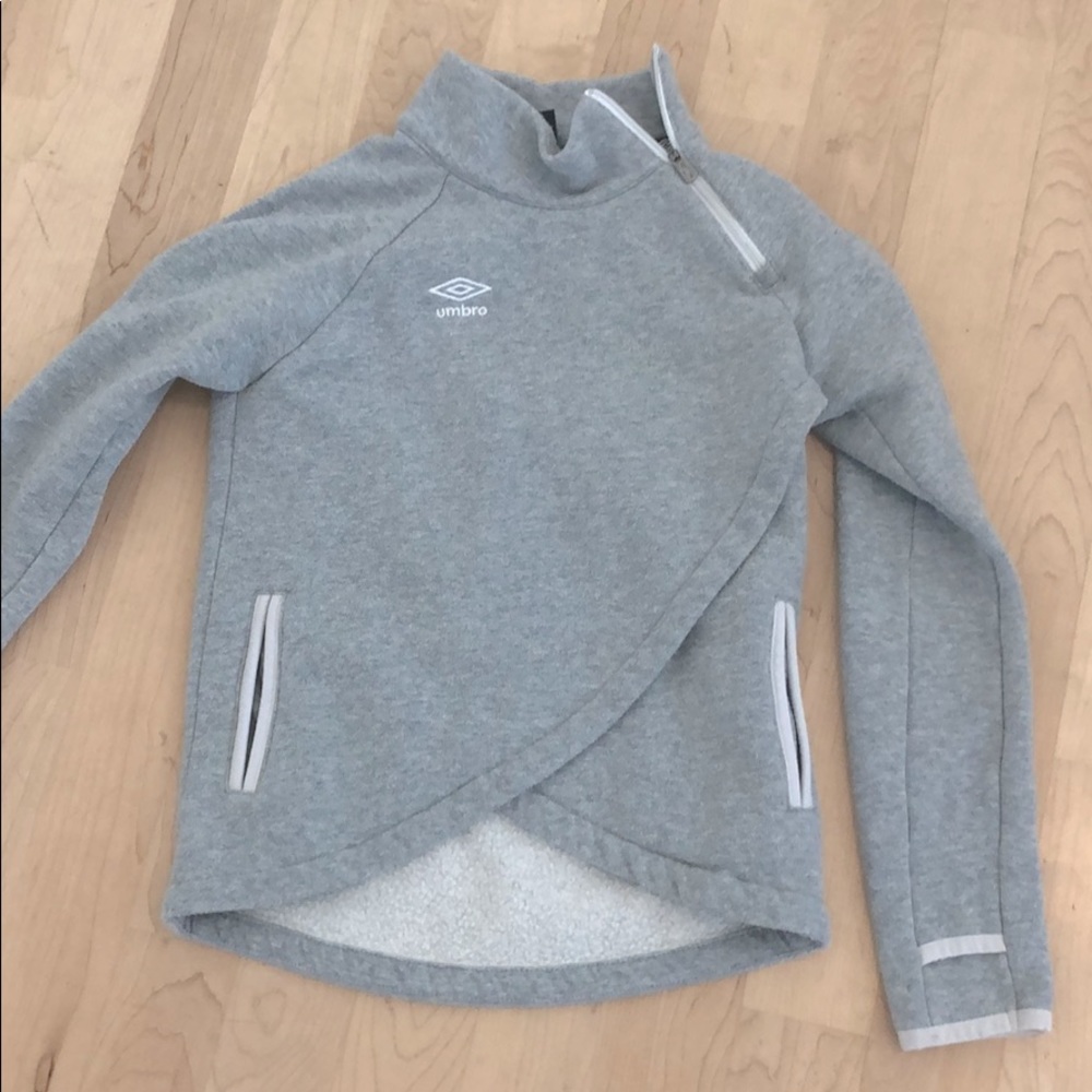 Target brand Umbro side zip fleece jacket